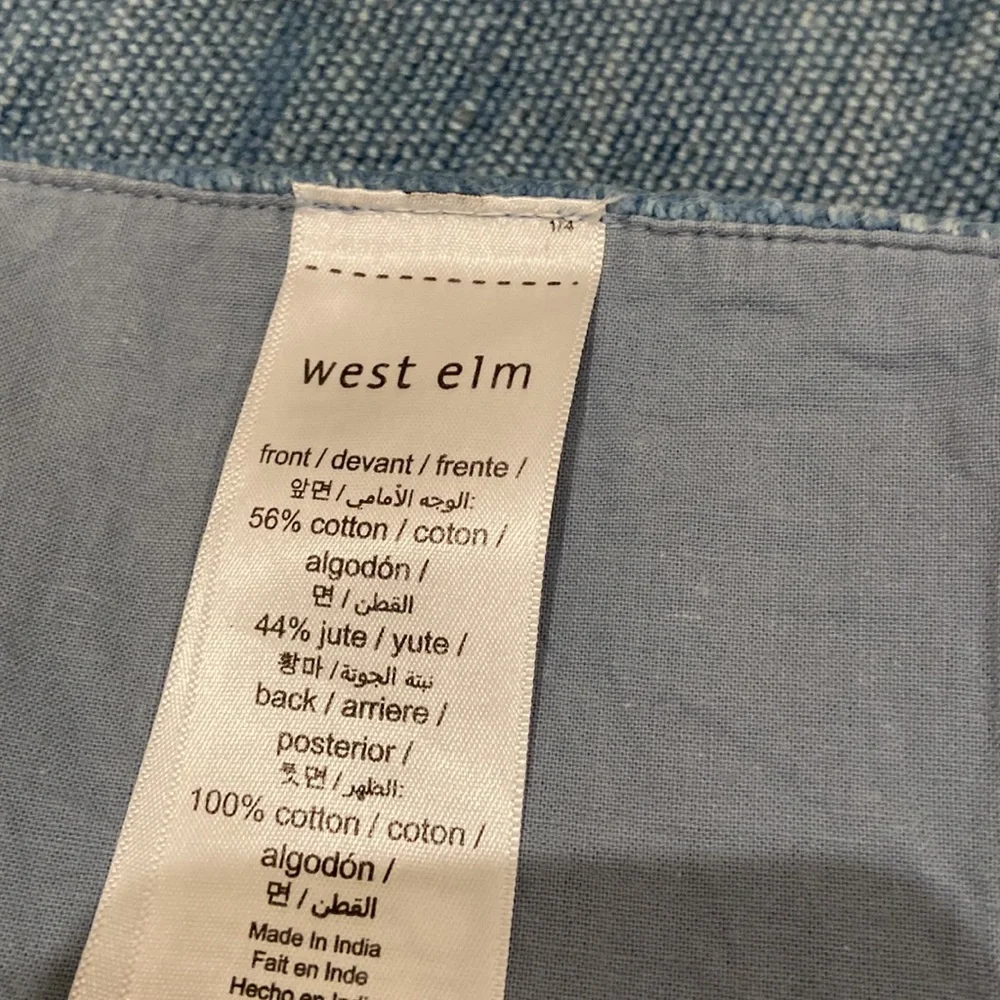 West Elm Blue Placemats - Set of 2